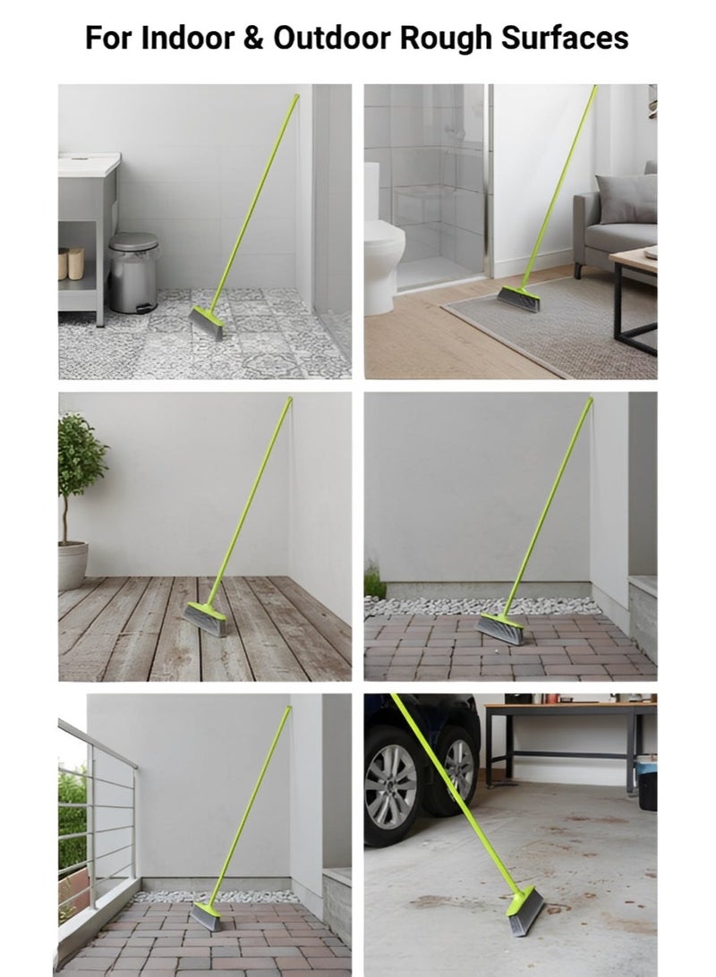 Sweet Home Heavy Duty Floor Broom with Long Handle | Hard Bristle Cleaning Broom for Home, Kitchen, Office, Bathroom & Outdoor Use - Image 3